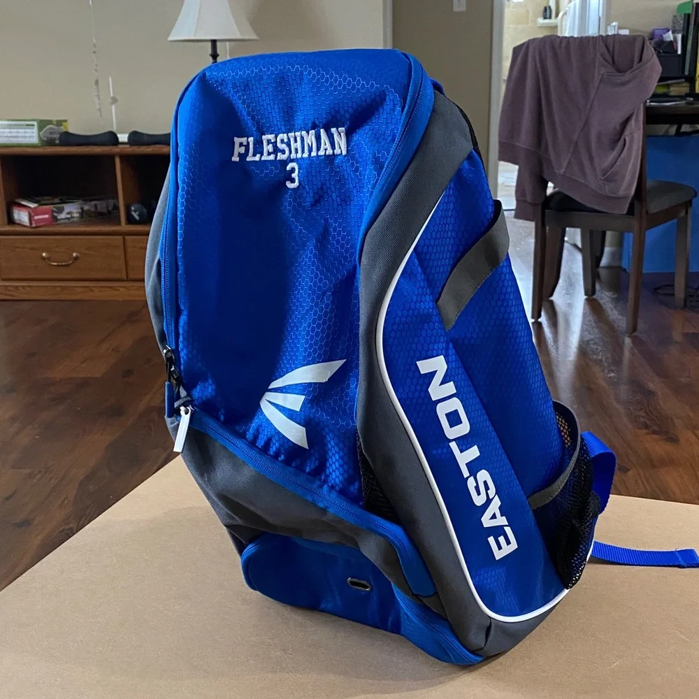 Easton Blue and Gray Men’s Backpack